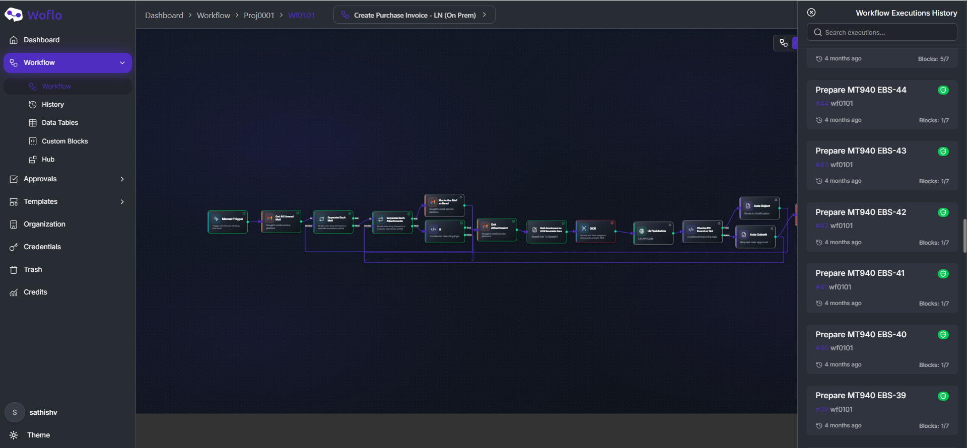 Visual Workflow Builder