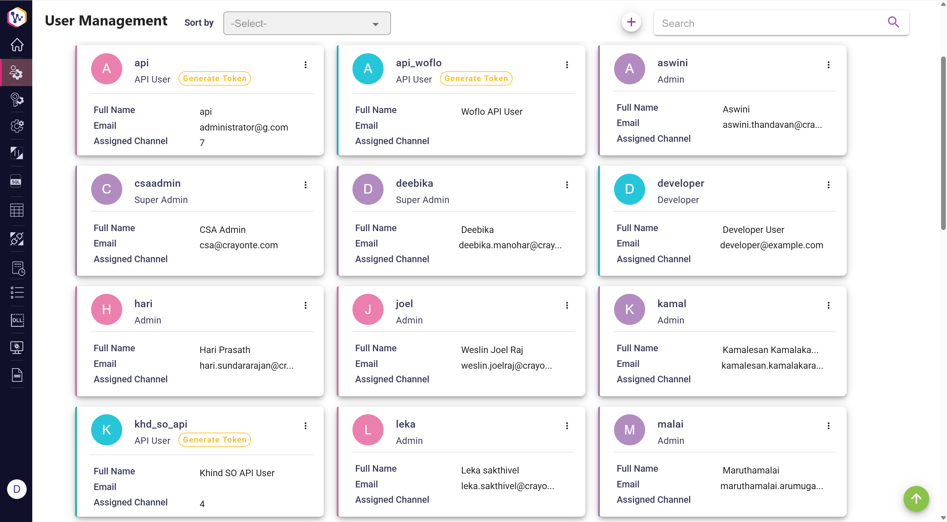 Items progress tracker