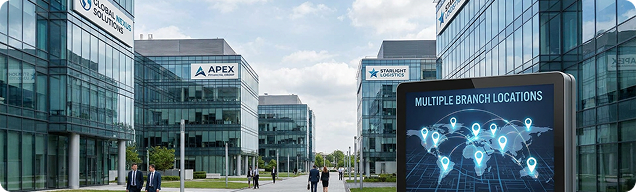 Companies with Multiple Branches