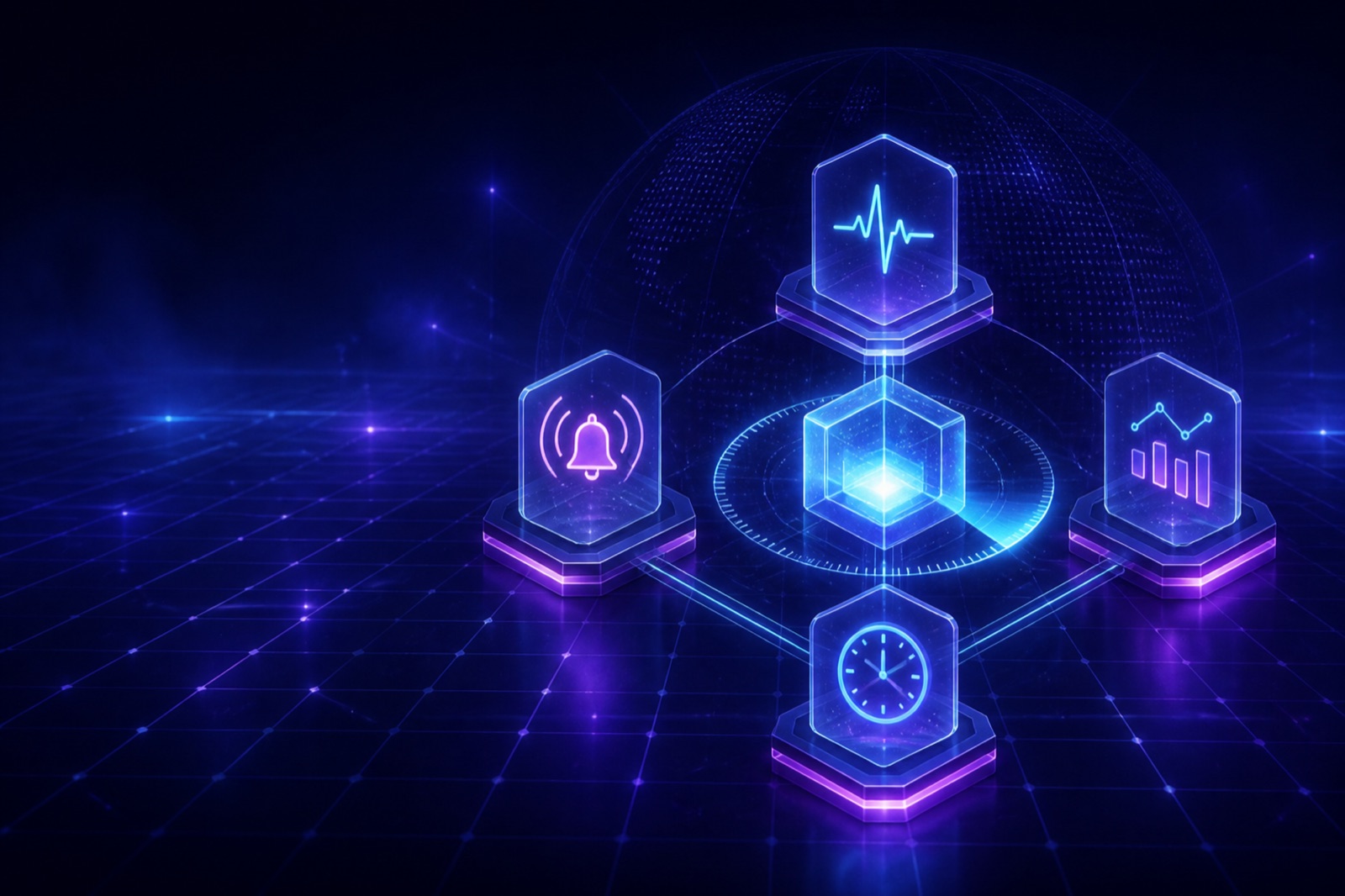 Always-on monitoring, alerting, dashboards and 24/7 coverage around the Crayonte platform core